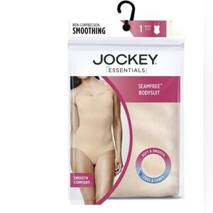Jockey Essentials slimming Seam‎ free nude smoothing shapewear Bodysuit size 3XL